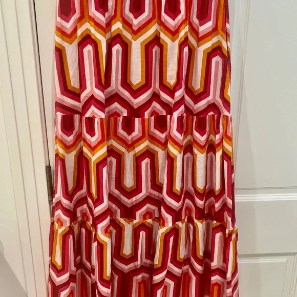 Lesley Evers CLAUDIA maxi skirt Corinth Pink, Sz S - Picture 3 of 5